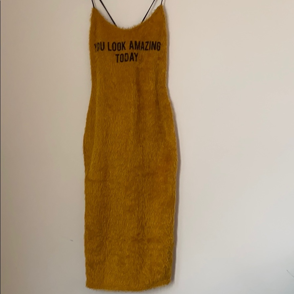 You Look Amazing Today! Fuzzy dress